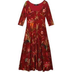 Desigual Flowers Dress - Red