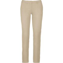 Kariban Womens/Ladies Chino Trousers (18 UK) (Beige)