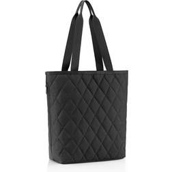 Reisenthel Unisex Adults’ Classic Shopper M Black Shopping Bag, Rhombus Noir, Medium