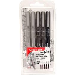 Pack of Uniball Fineliner Drawing Pens 5