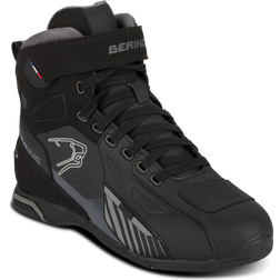 Bering Tiger Motorcycle Boots, black-white-red