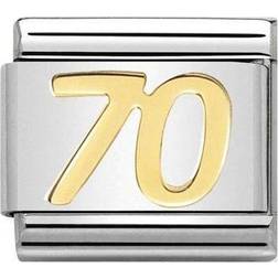 Nomination Classic 70 Charm - Silver/Gold