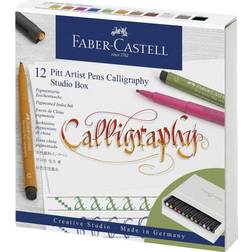 Faber-Castell PITT Artist Pen Calligraphy Studio Box Set of 12