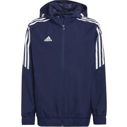 Adidas All Weather Jakke Condivo Navy/Hvid Børn 152