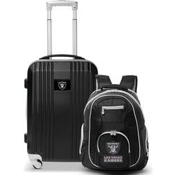 Denco NFL Oakland Raiders 2-Piece Luggage and Backpack Set