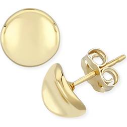 Saks Fifth Avenue Dapped Disc Stud Earrings - Gold