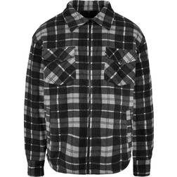 Urban Classics Plaid Teddy Lined Shirt Jacket