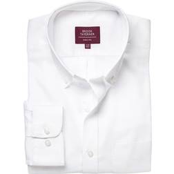 Brook Taverner Mens Whistler Long-Sleeved Formal Shirt (16.5in) (White)