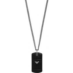 Emporio Armani Necklace - Silver/Black