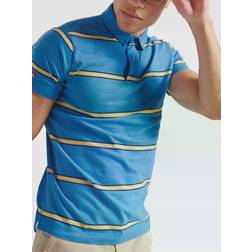 Superdry Academy Stripe Polo Varsity