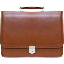 McKlein Lexington Flapover Double Compartment Briefcase