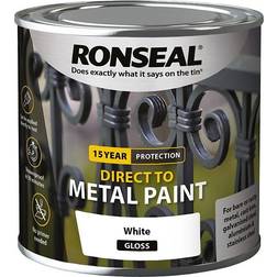 Ronseal Direct Metal Paint White Gloss 250ml