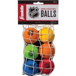 Franklin Sports 6-Pack Mini Foam Hockey Balls, Multicolor