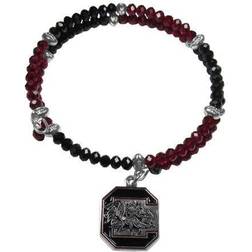 NCAA South Carolina Gamecocks Memory Wire Crystal Bracelet