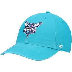 Men's Teal Charlotte Hornets Team Franchise Fitted Hat