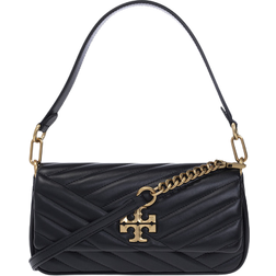 Tory Burch Small Kira Chevron Flap Shoulder Bag - Black