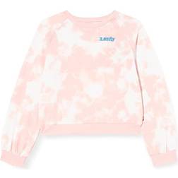 Levi's Kid's LVG Benchwarmer Crew Sweatshirt - Almond Tie Dye (4ED733-A2O)