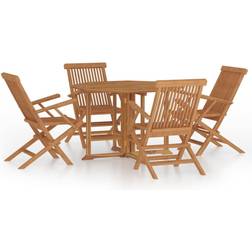 vidaXL 3096574 Patio Dining Set, 1 Table incl. 4 Chairs