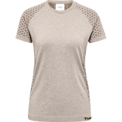 Hummel CI Seamless T-shirt W - Driftwood Melange