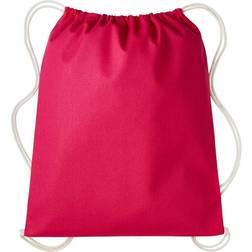 Nutshell Drawstring Gymsac - Hot Pink/Natural