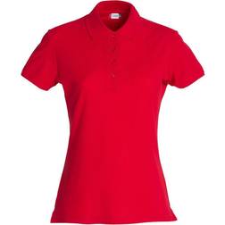 Clique Women's Plain Polo Shirt - Red