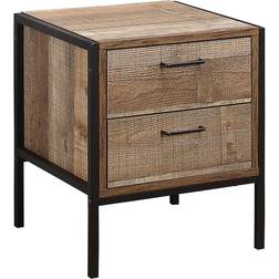 Birlea Urban 2 Drawer Bedside Table 40x44cm