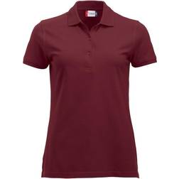 Clique Women's Marion Polo Shirt - Burgundy