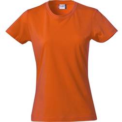 Clique Plain T-shirt W - Blood Orange