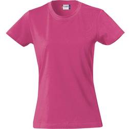 Clique Plain T-shirt W - Bright Cerise