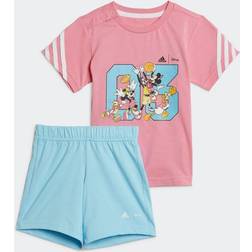 Adidas X Disney Infant's Mickey Mouse Summer Set - Bliss Pink/White (HK6656)