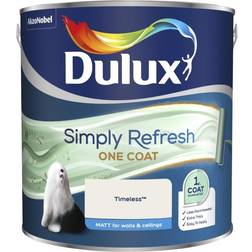 Dulux Simply Refresh One Coat Wall Paint, Ceiling Paint Timeless 2.5L