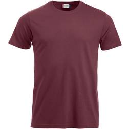 Clique New Classic T-shirt M - Burgundy