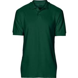 Gildan Softstyle Short Sleeve Double Pique Polo Shirt M - Forest Green