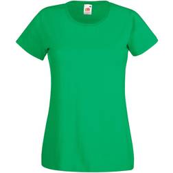 Fruit of the Loom Womens Valueweight Short Sleeve T-shirt 5-pack - Kelly Green