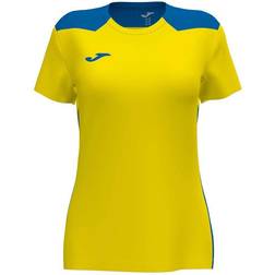 Joma Short Sleeve Women Championship Vi T-shirt - Yellow/Royal Blue