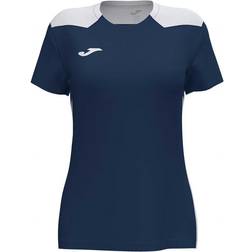 Joma Short Sleeve Women Championship Vi T-shirt - Navy Blue/White