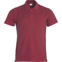 Clique Basic Polo Shirt M - Burgundy