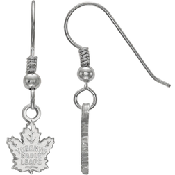 LogoArt Toronto Maple Leafs XS Dangle Earrings - Silver