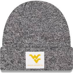 New Era West Virginia Mountaineers Hamilton Cuffed Knit Hat - Heathered Black