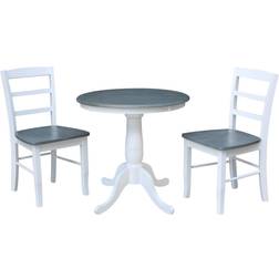 International Concepts Madrid Dining Set 76.2x76.2cm 3pcs