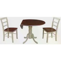 International Concepts Brynwood Dining Set 106.7cm 3pcs