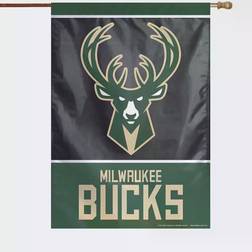 WinCraft Milwaukee Bucks Primary Logo Single-Sided Vertical Banner