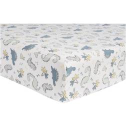 Trend Lab Little Dinos Flannel Fitted Crib Sheet 28x52"