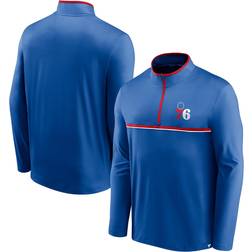 Fanatics Philadelphia 76ers Starting Lineup Performance Quarter Zip Jacket Sr