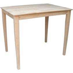 International Concepts Unfinished Dining Table 76.2x106.7cm