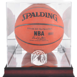 Fanatics Minnesota Timberwolves Mahogany Team Logo Basketball Display Case with Mirrored