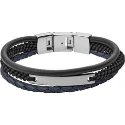 Fossil Vintage Casual Bracelet - Black/Silver