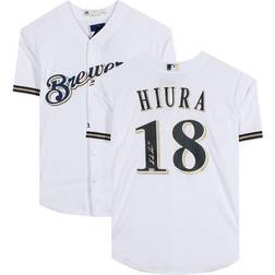 Fanatics Milwaukee Brewers Keston Hiura Autographed Replica Jersey