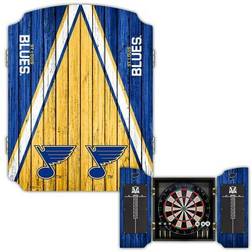 NHL St. Louis Blues Dartboard Cabinet