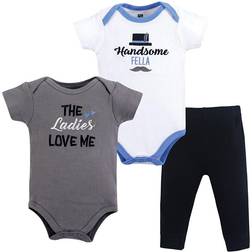 Hudson Baby Baby Boys Bodysuit and Pants Set Male